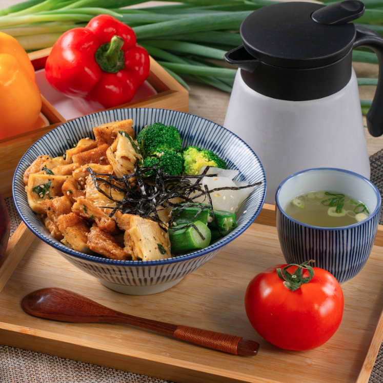 好膳丼丼：豆皮丼飯，健康滿足的植物性料理