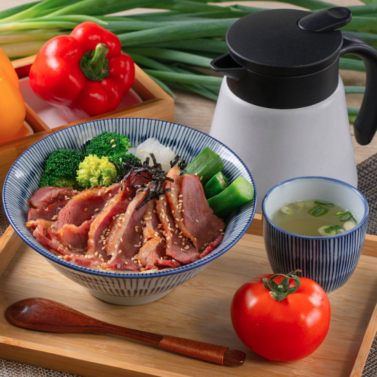 好膳丼丼：紅藜鴨胸丼飯，日式健康美味